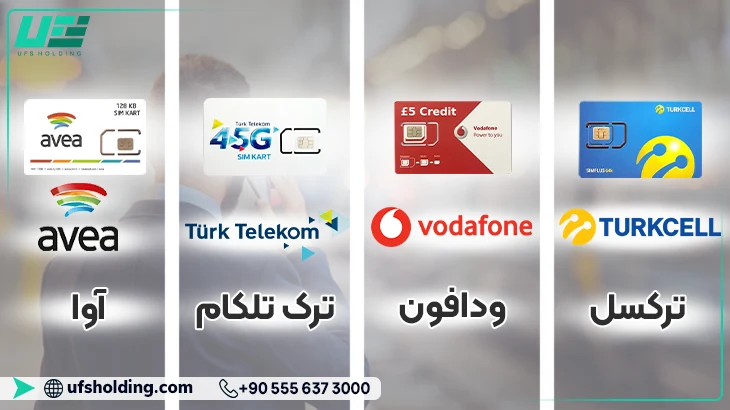 انواع سیم کارتهای ترکیه
