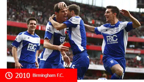 2010 Website cá cược 12Bet tài trợ đội bóng Birmingham FC