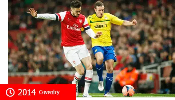 2014 Nhà cái 12bet tài trợ áo thi đấu cho đội bóng Conventry City